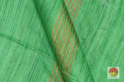 Handwoven Pure Tussar Silk Saree - PT 270 - Archives - Tussar Silk - Panjavarnam