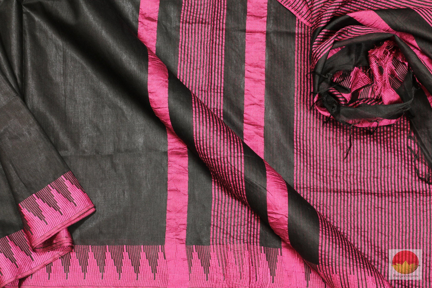 Handwoven Pure Tussar Silk Saree - Sambalpuri - ST 10 Archives - Tussar Silk - Panjavarnam