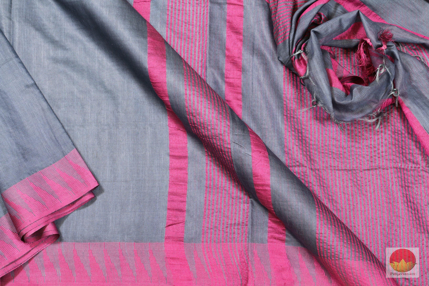 Handwoven Pure Tussar Silk Saree - Sambalpuri - ST 14 Archives - Tussar Silk - Panjavarnam