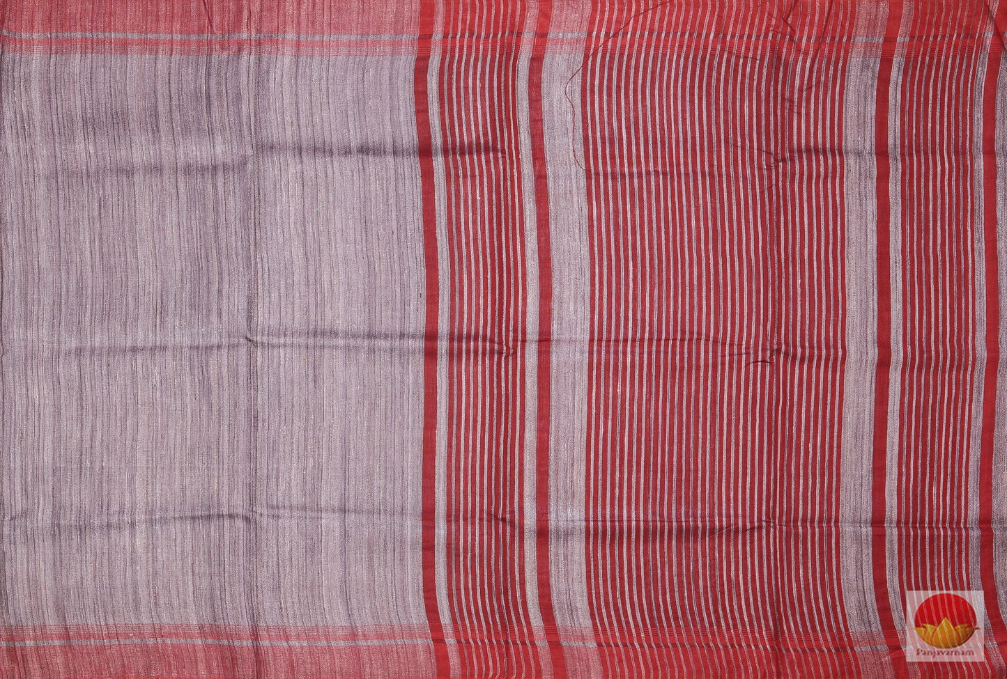 Handwoven Pure Tussar Silk Saree - ST 18 Archives - Tussar Silk - Panjavarnam