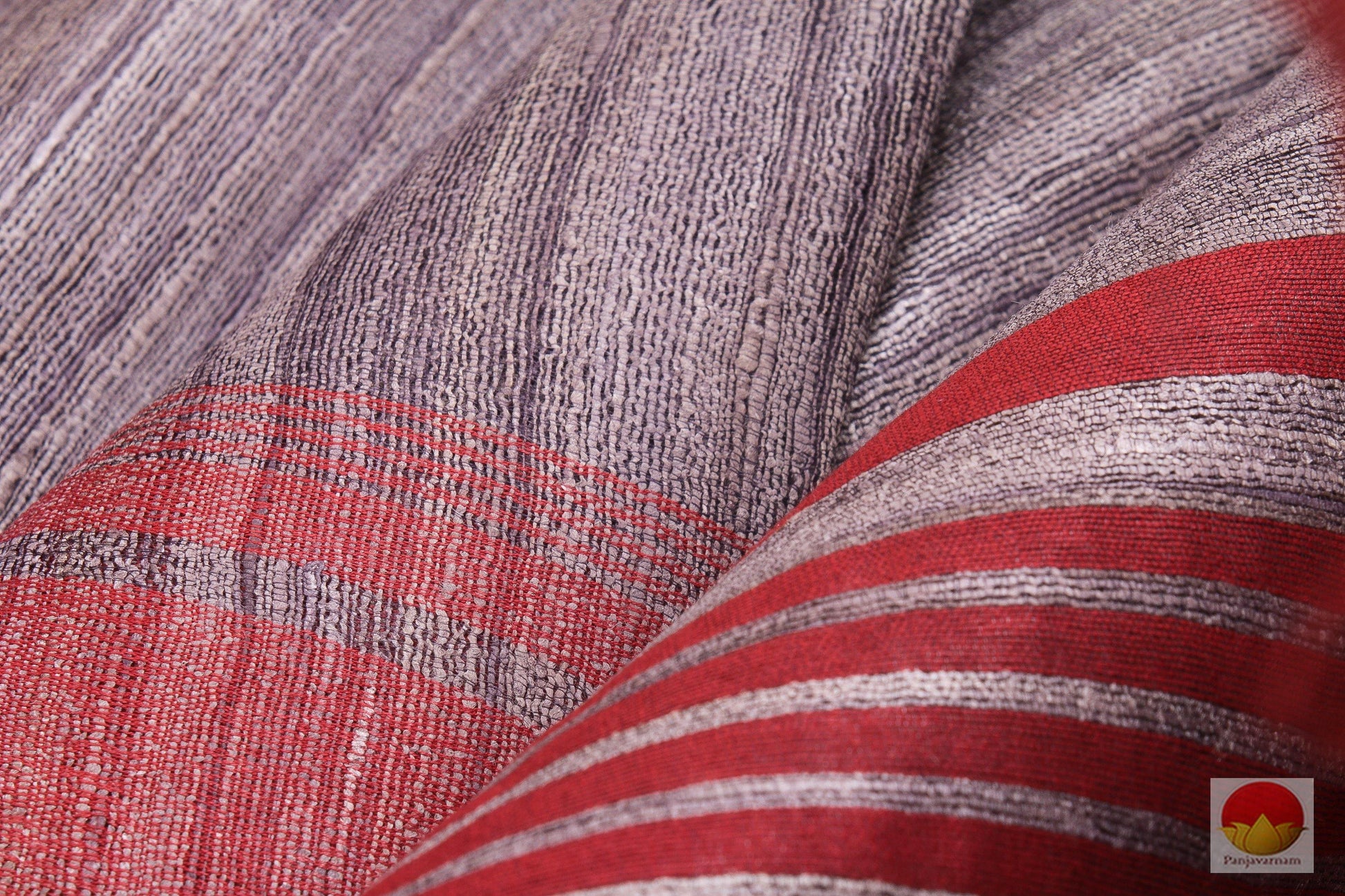 Handwoven Pure Tussar Silk Saree - ST 18 Archives - Tussar Silk - Panjavarnam
