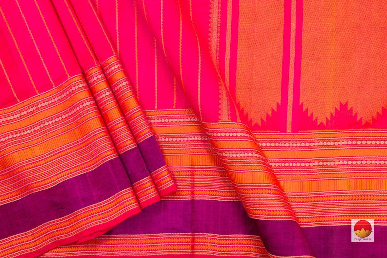 Handwoven Silk Cotton Saree - KSC 242 - Silk Cotton - Panjavarnam