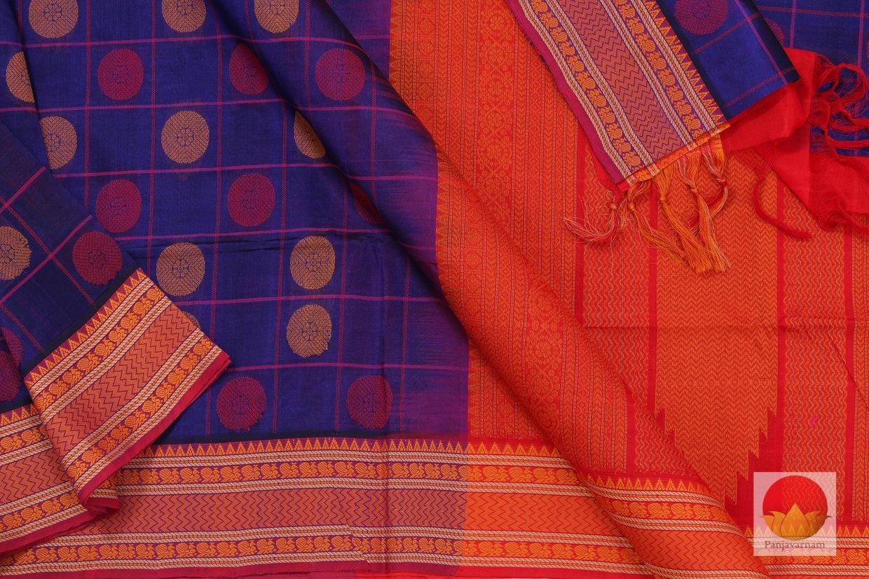 Handwoven Silk Cotton Saree - KSC 294 - Archives - Silk Cotton - Panjavarnam
