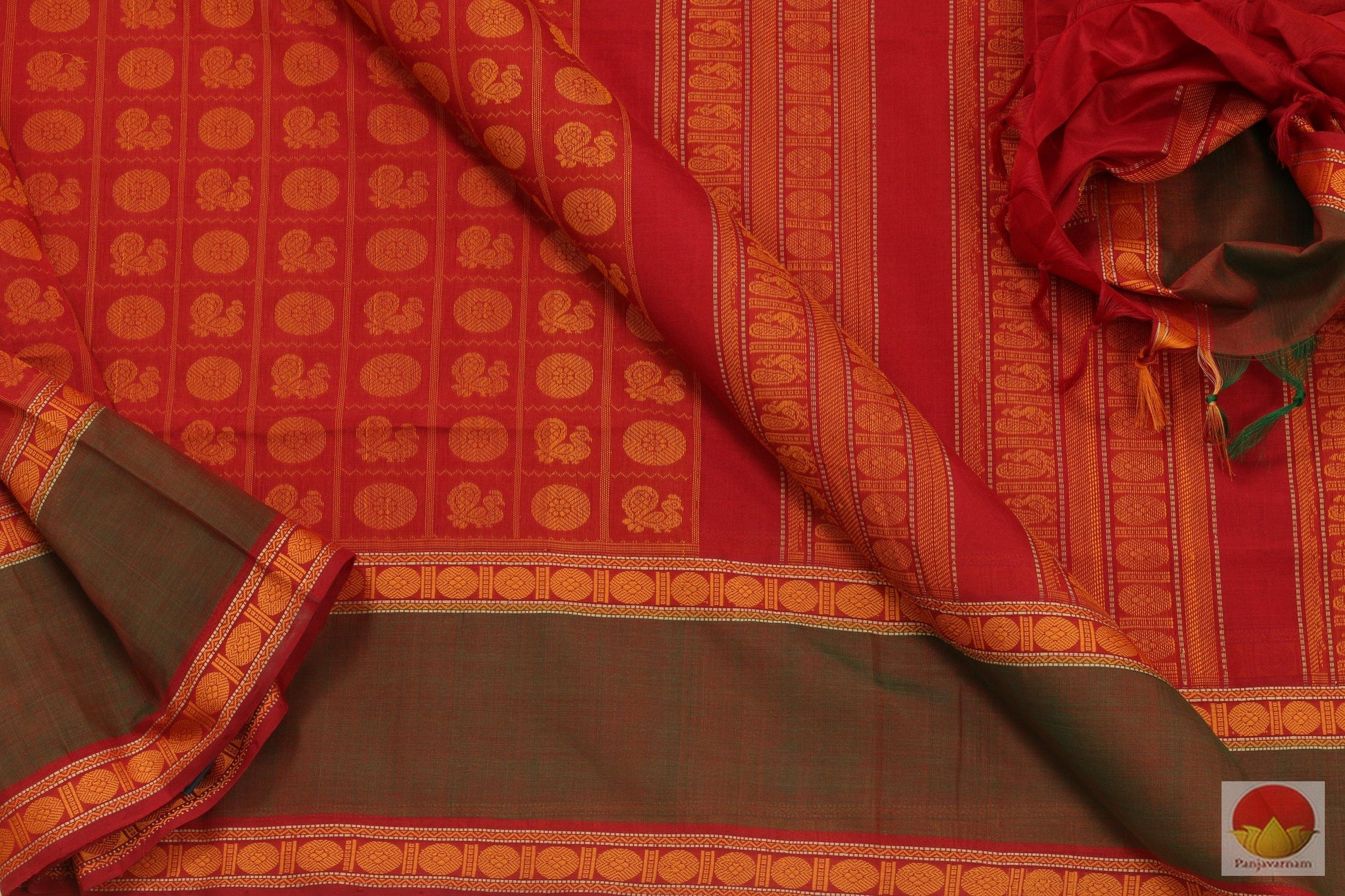 Handwoven Silk Cotton Saree - PSC 209 Archives - Silk Cotton - Panjavarnam