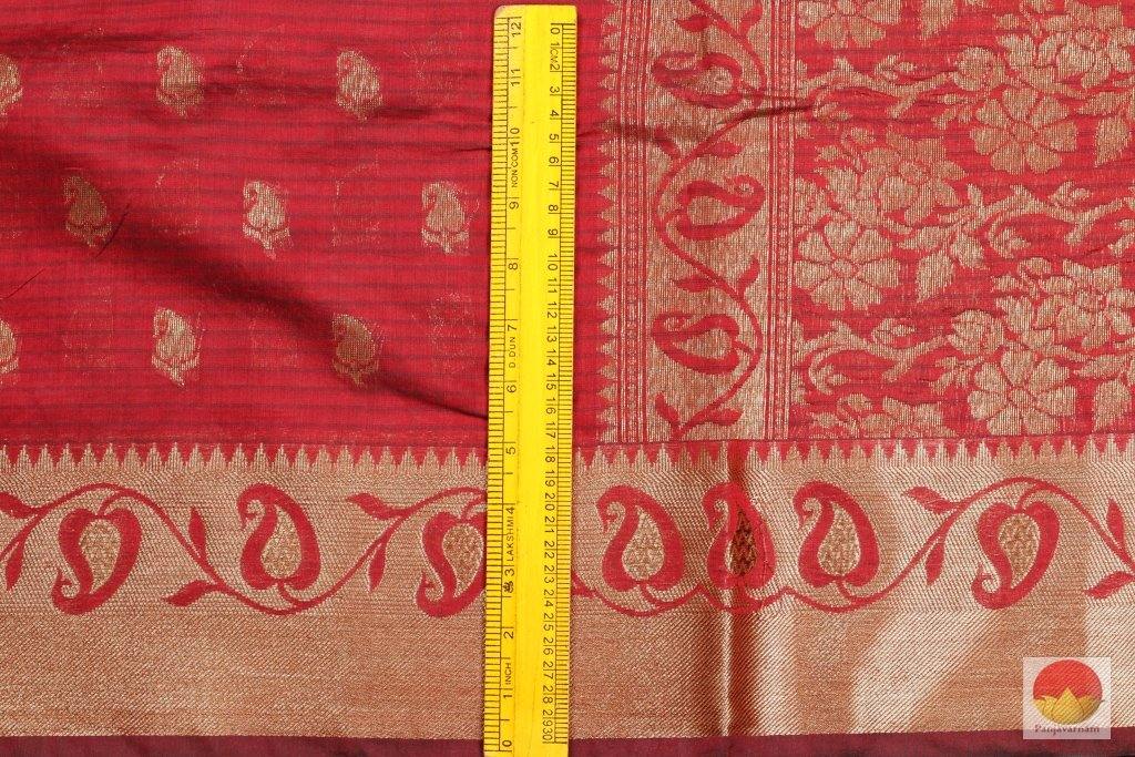 Handwoven Silk Cotton Saree - PSC 36 - Silk Cotton - Panjavarnam