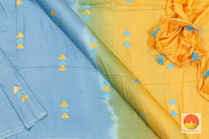 Handwoven Soft Tussar Silk Saree - PT 273 - Archives - Tussar Silk - Panjavarnam