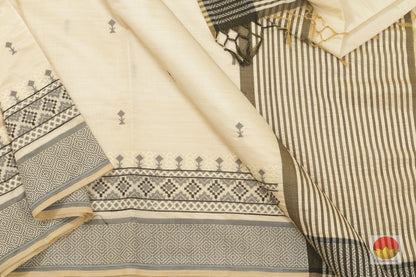 Handwoven Tussar Pure Silk Saree - PT 102 Archives - Tussar Silk - Panjavarnam