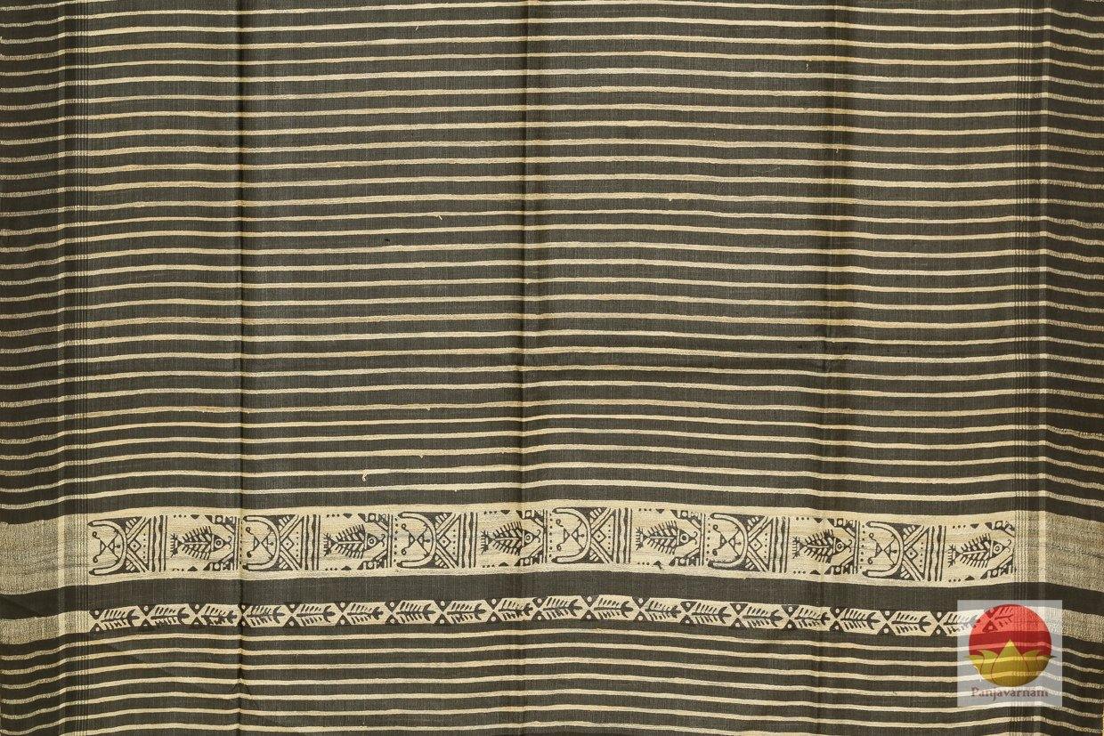 Handwoven Tussar Silk Saree - PT 285A - Archives - Tussar Silk - Panjavarnam