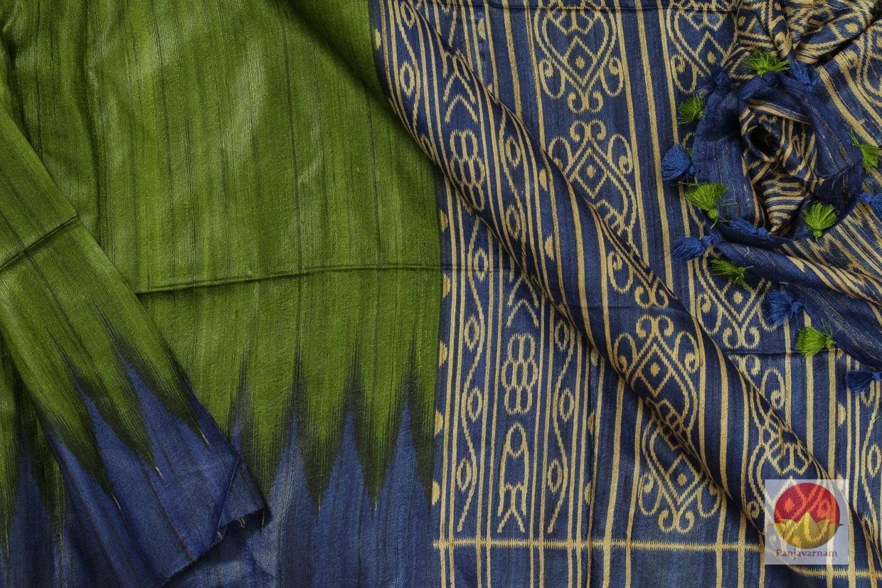 Handwoven Tussar Silk Saree - PT 289 - Archives - Tussar Silk - Panjavarnam