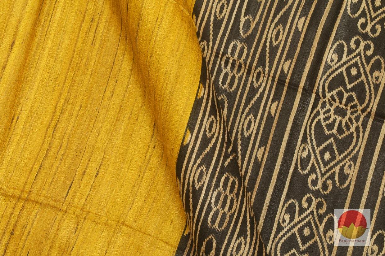 Handwoven Tussar Silk Saree - PT 292 - Archives - Tussar Silk - Panjavarnam