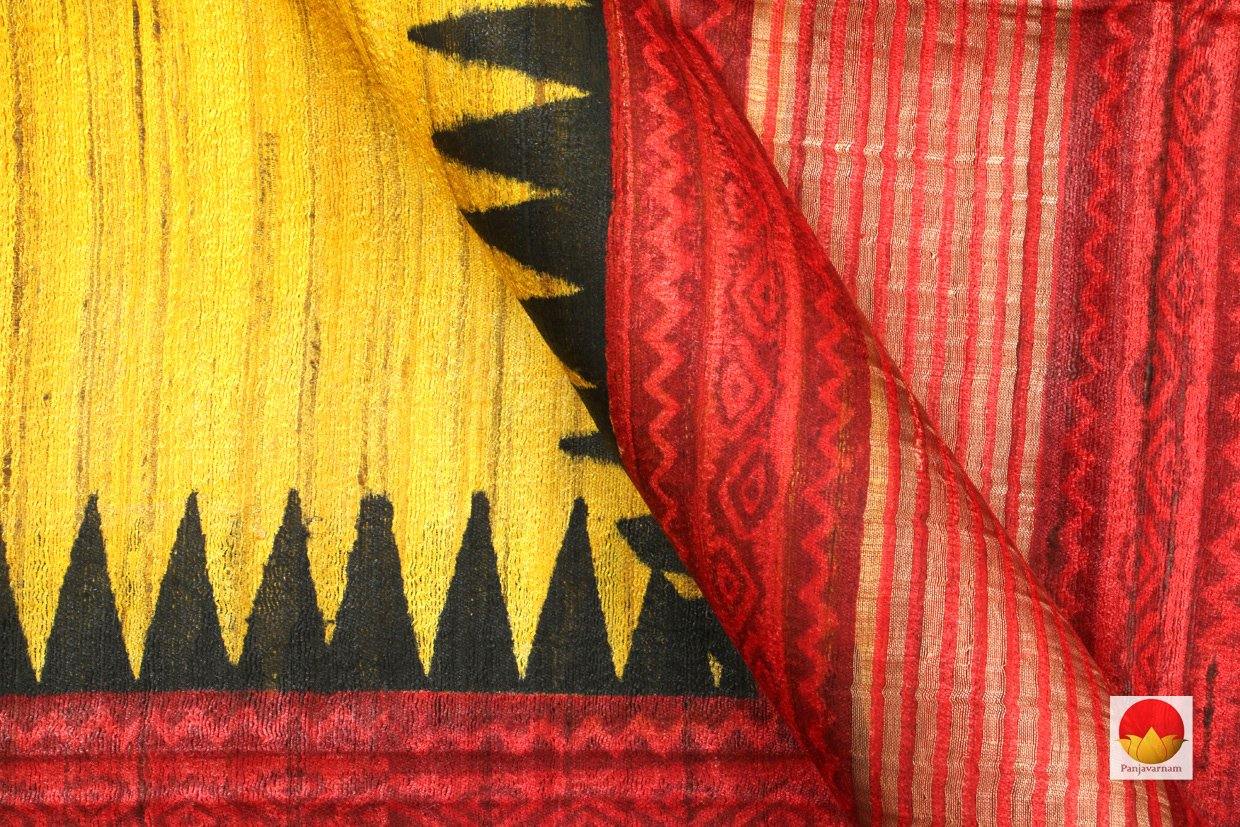 Handwoven Tussar Silk Saree - PT 509 - Archives - Tussar Silk - Panjavarnam