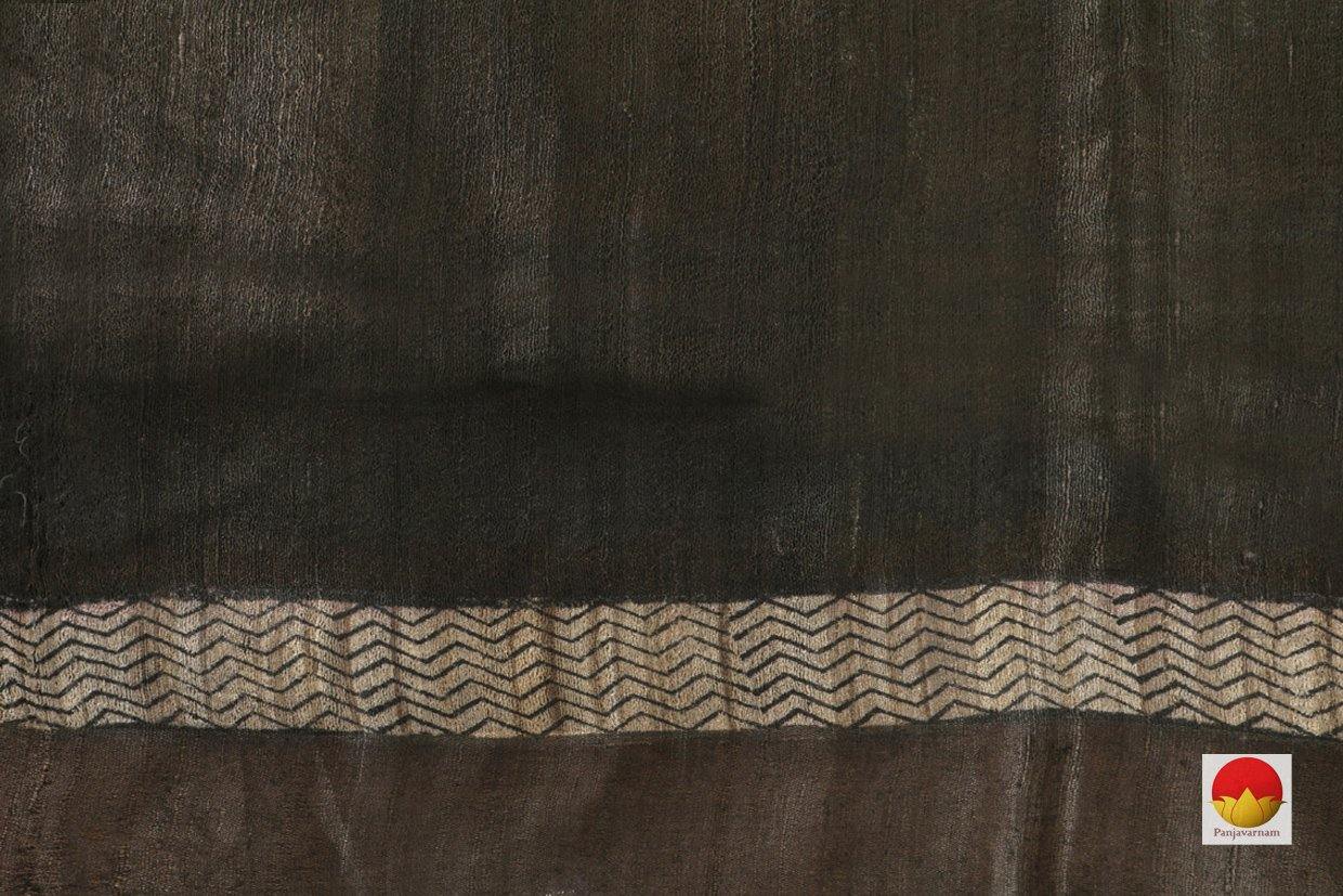 Handwoven Tussar Silk Saree - PT 512 - Archives - Tussar Silk - Panjavarnam