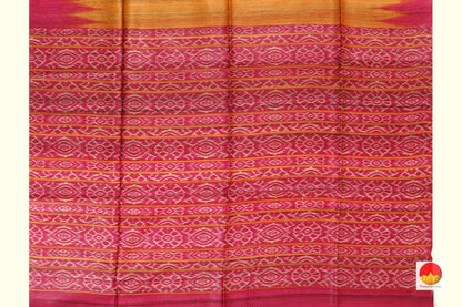 Handwoven Tussar Silk Saree - PT 519 - Archives - Tussar Silk - Panjavarnam