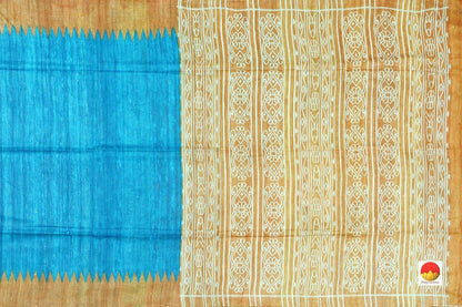 Handwoven Tussar Silk Saree - PT 542 - Tussar Silk - Panjavarnam