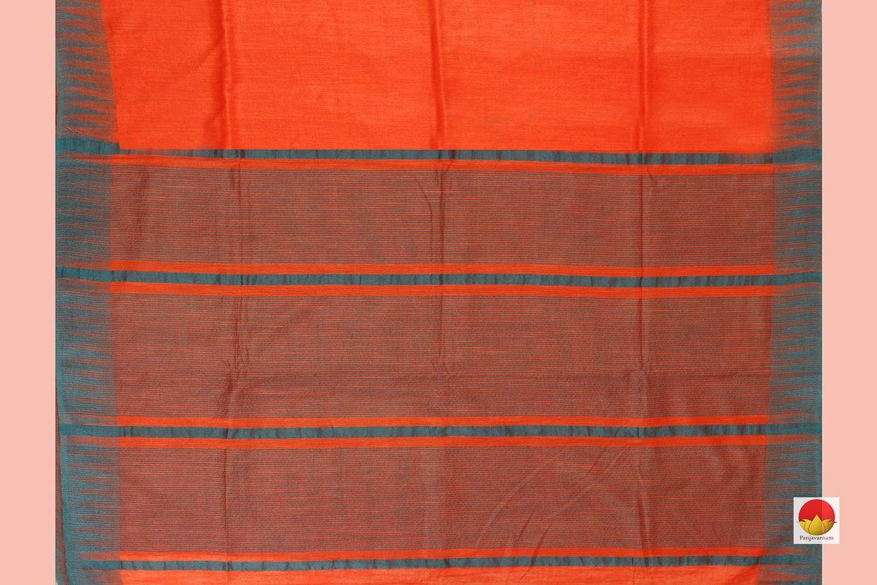 Handwoven Tussar Silk Saree - PT 555 - Archives - Tussar Silk - Panjavarnam