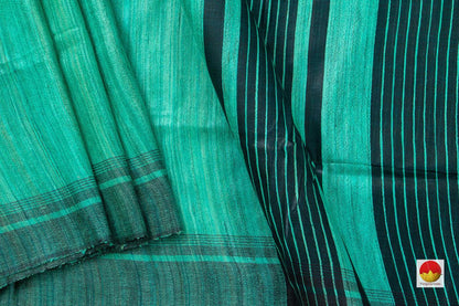 Handwoven Tussar Silk Saree - PT 694 - Tussar Silk - Panjavarnam