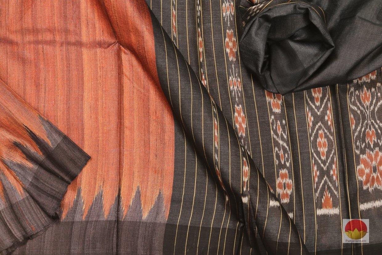 Handwoven Tussar Silk Saree - Sambalpuri - ST 03 - Silk Sari - Panjavarnam