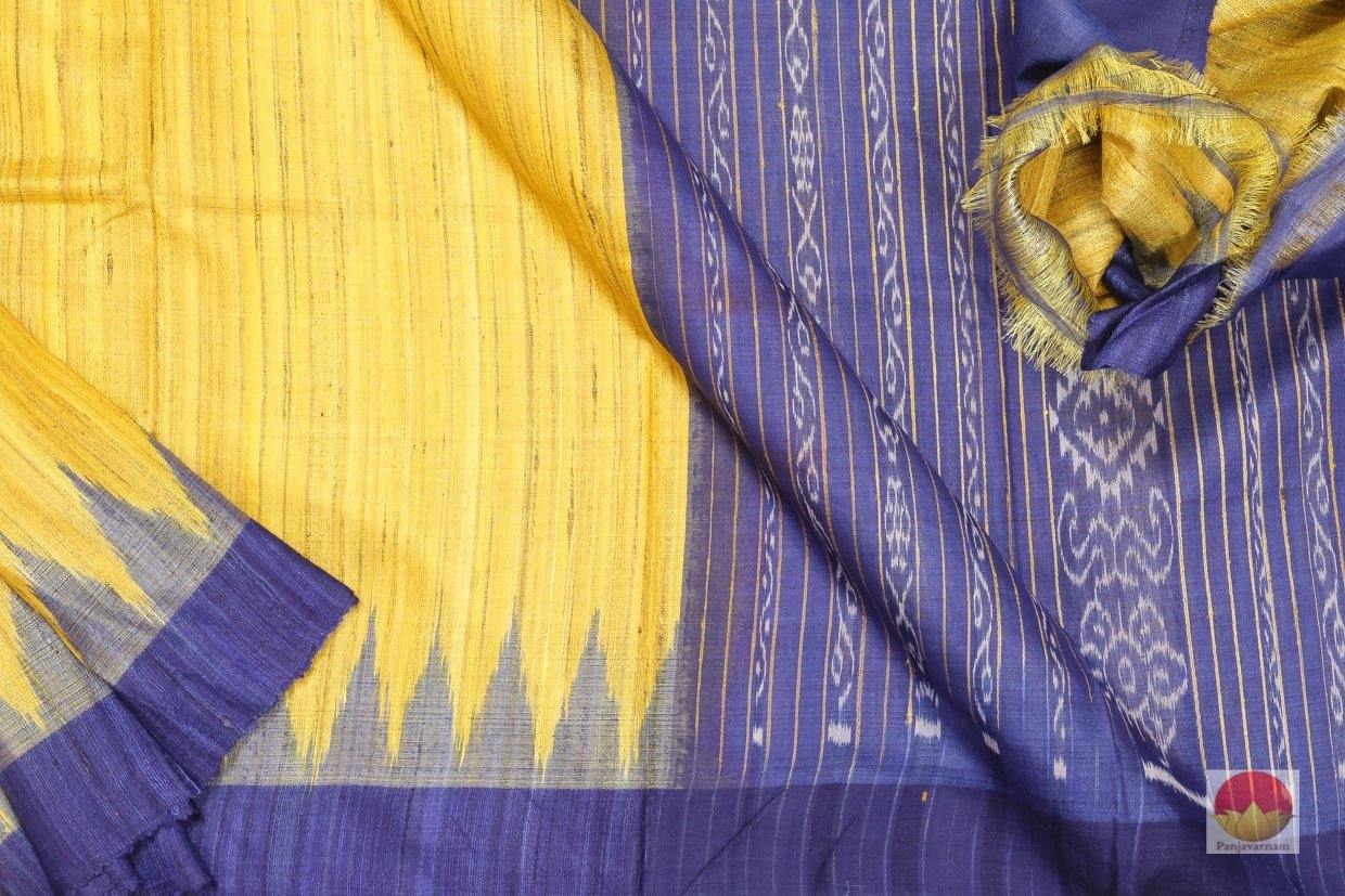 Handwoven Tussar Silk Saree - Sambalpuri - ST 04 - Silk Sari - Panjavarnam ST 04