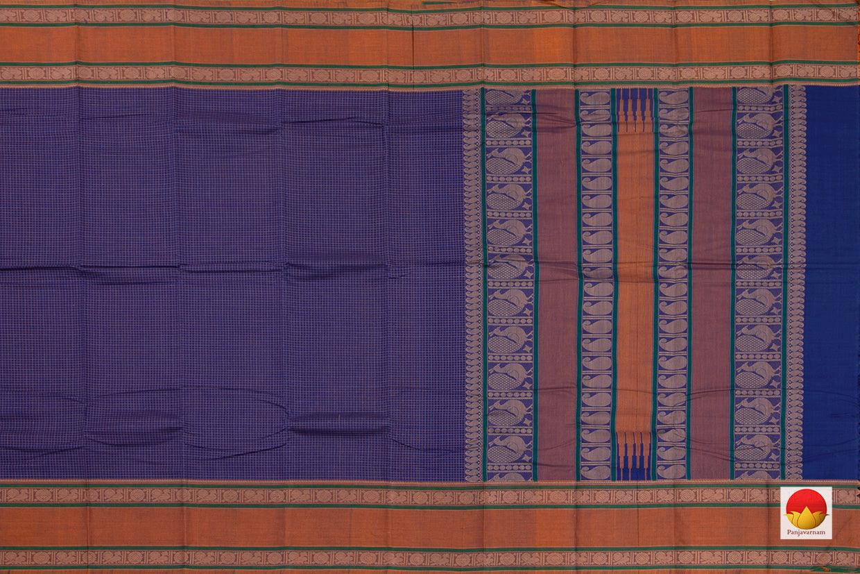 Kanchi Cotton Saree - Handwoven - Silk Thread Work - KC 336 - Cotton Saree - Panjavarnam