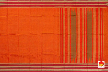 Kanchi Cotton Saree - Handwoven - Silk Thread Work - KC 345 - Cotton Saree - Panjavarnam