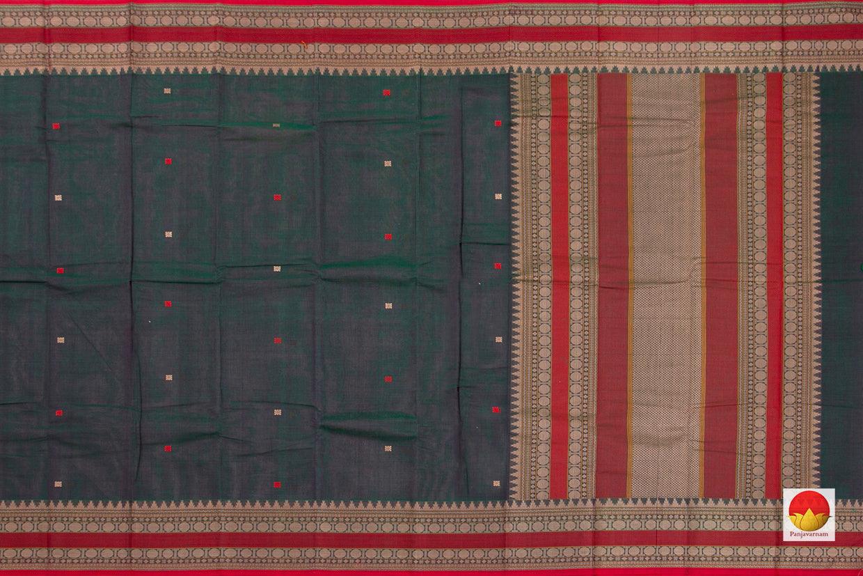 Kanchi Cotton Saree - Handwoven - Silk Thread Work - KC 361 - Cotton Saree - Panjavarnam