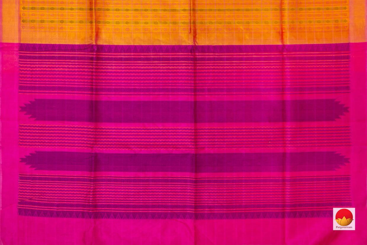 Kanchi Silk Cotton Saree - Handwoven - Aayiram Bhutta - KSC 1079 - Silk Cotton - Panjavarnam