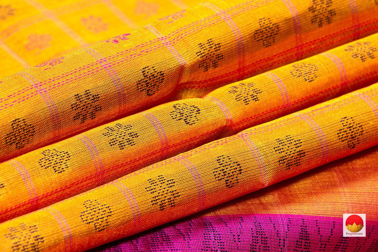 Kanchi Silk Cotton Saree - Handwoven - Aayiram Bhutta - KSC 1079 - Silk Cotton - Panjavarnam