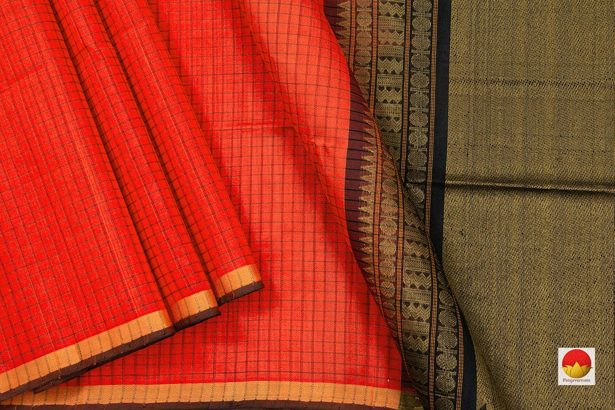 Kanchi Silk Cotton Saree - Handwoven - KSC 1062 - Silk Cotton - Panjavarnam
