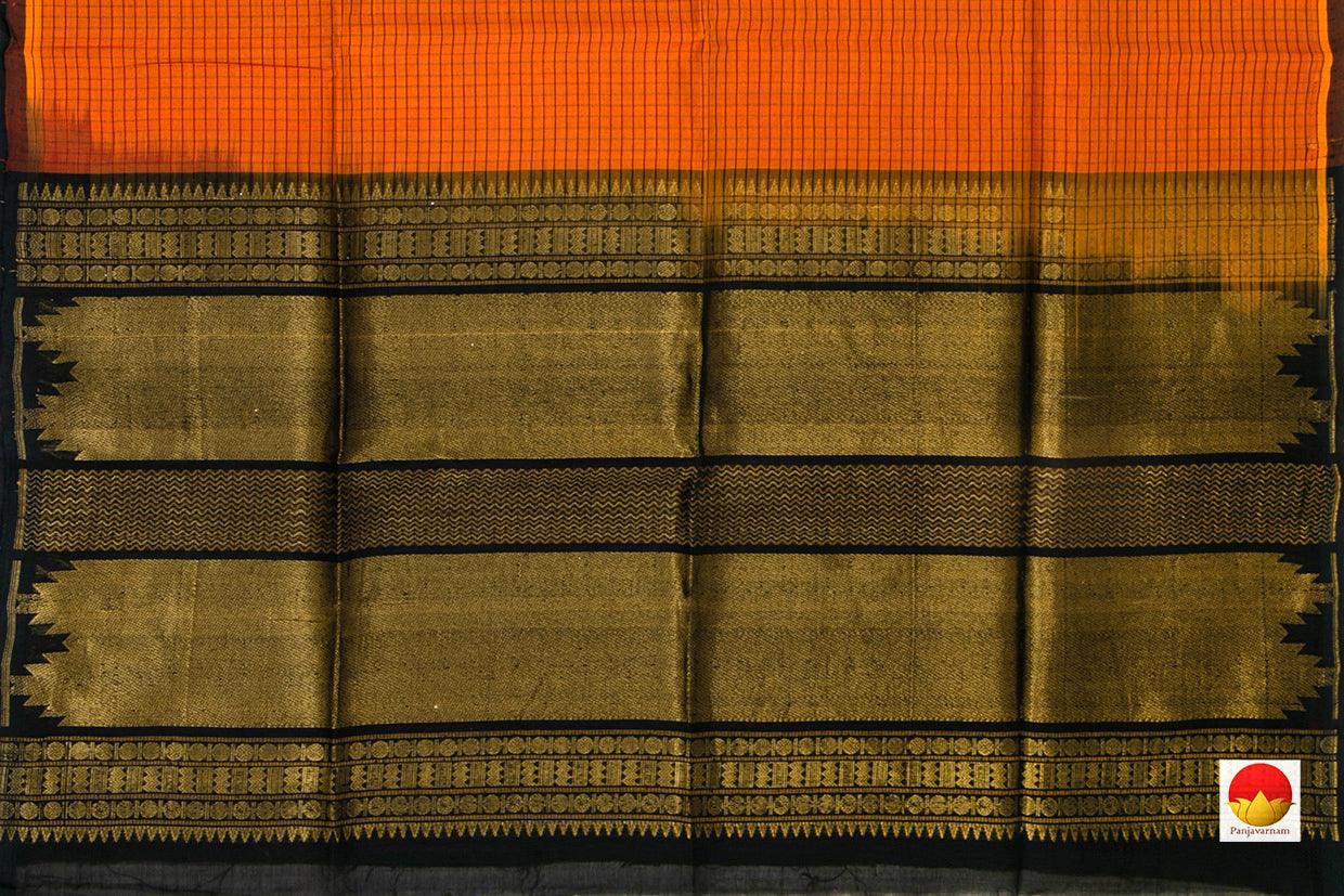 Kanchi Silk Cotton Saree - Handwoven - KSC 1063 - Silk Cotton - Panjavarnam