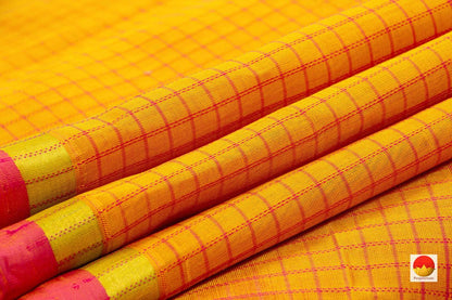 Kanchi Silk Cotton Saree - Handwoven - KSC 1065 - Silk Cotton - Panjavarnam