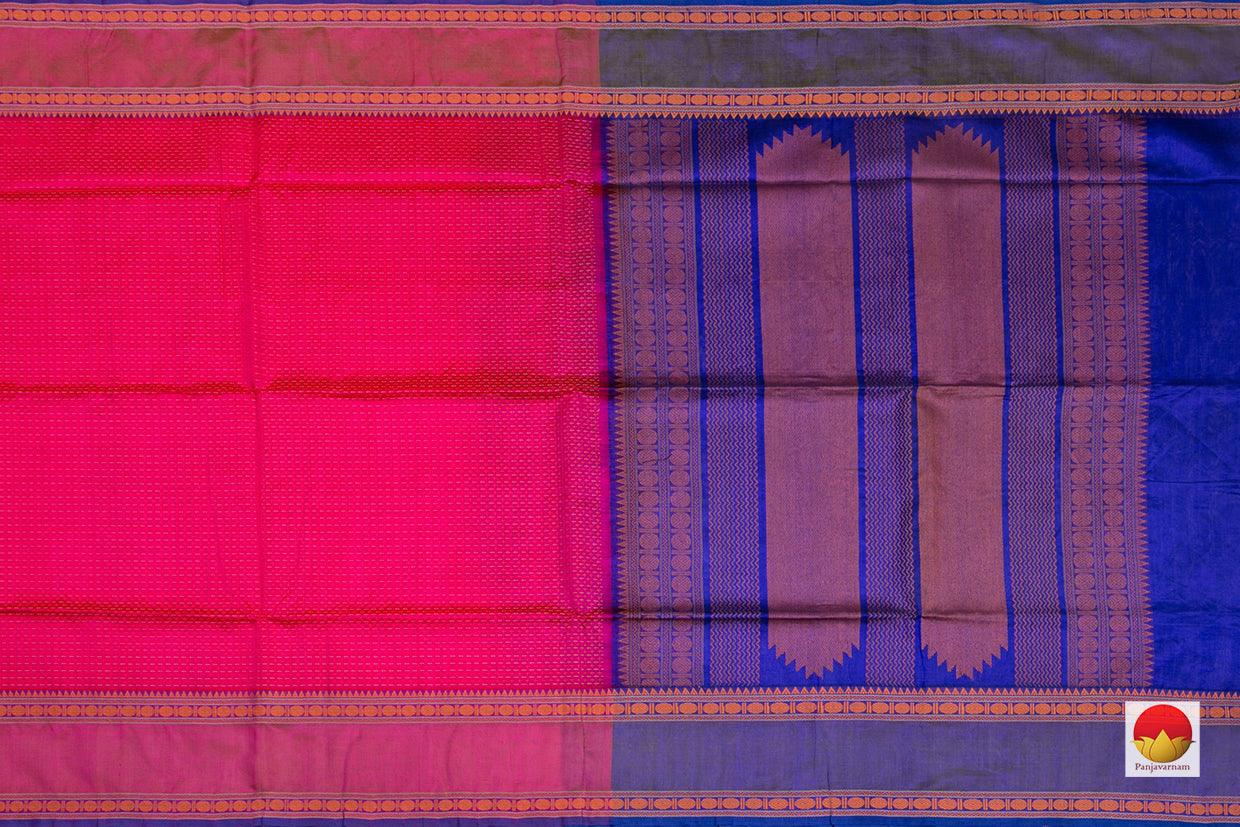 Kanchi Silk Cotton Saree - Handwoven - KSC 1109 - Silk Cotton - Panjavarnam