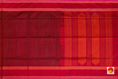 Kanchi Silk Cotton Saree - Handwoven - KSC 1117 - Silk Cotton - Panjavarnam