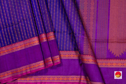 Kanchi Silk Cotton Saree - Handwoven - KSC 1120 - Silk Cotton - Panjavarnam