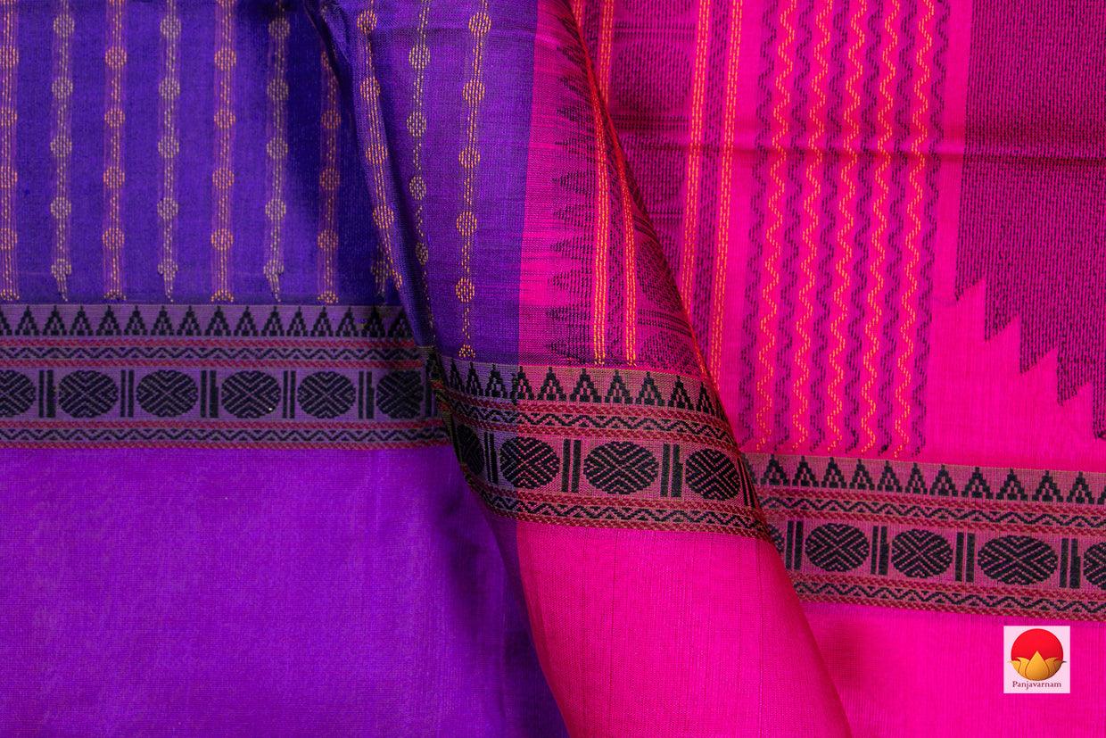 Kanchi Silk Cotton Saree - Handwoven - KSC 1123 - Silk Cotton - Panjavarnam