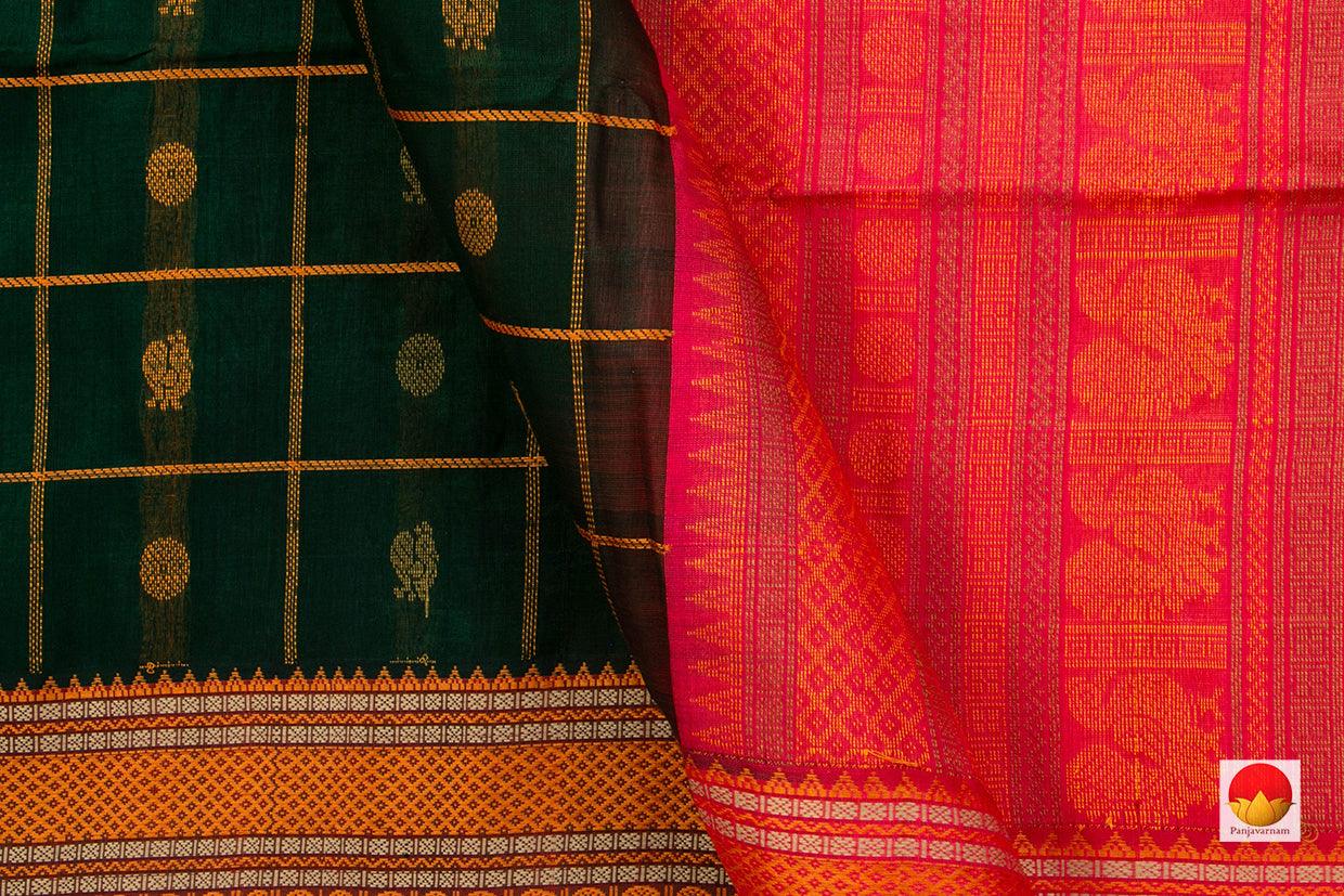 Kanchi Silk Cotton Saree - Handwoven - KSC 1131 - Silk Cotton - Panjavarnam