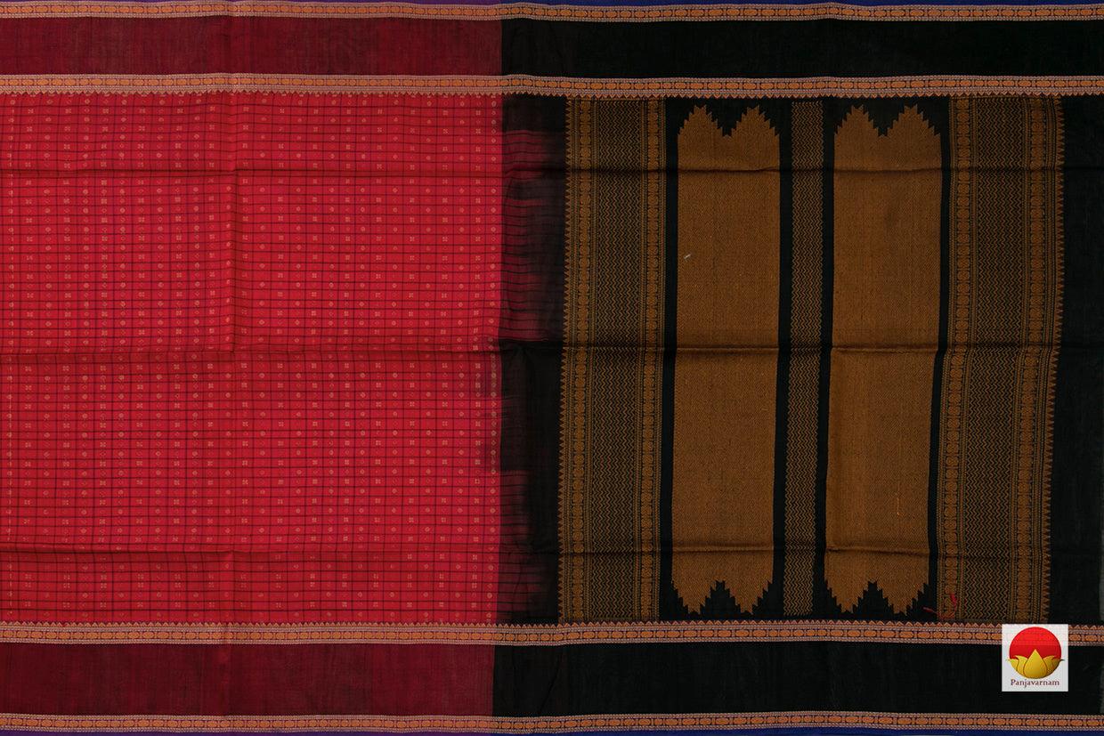 Kanchi Silk Cotton Saree - Handwoven - KSC 1138 - Silk Cotton - Panjavarnam