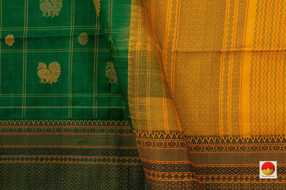 Kanchi Silk Cotton Saree - Handwoven - KSC 1152 - Silk Cotton - Panjavarnam