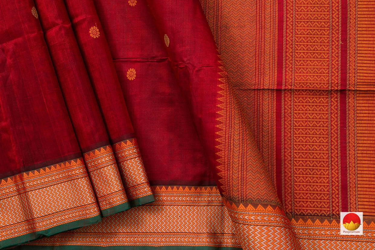 Kanchi Silk Cotton Saree - Handwoven - KSC 1154 - Silk Cotton - Panjavarnam