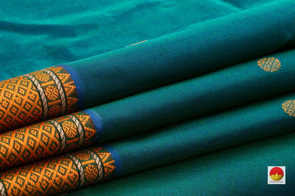 Kanchi Silk Cotton Saree - Handwoven - KSC 1156 - Silk Cotton - Panjavarnam