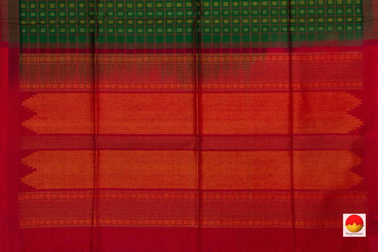 Kanchi Silk Cotton Saree - Handwoven - KSC 1158 - Silk Cotton - Panjavarnam KSC 1158