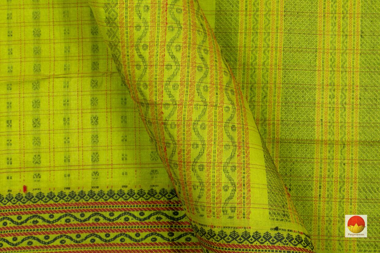 Kanchi Silk Cotton Saree - Handwoven - Lakshadeepam - KSC 1028 - Silk Cotton - Panjavarnam