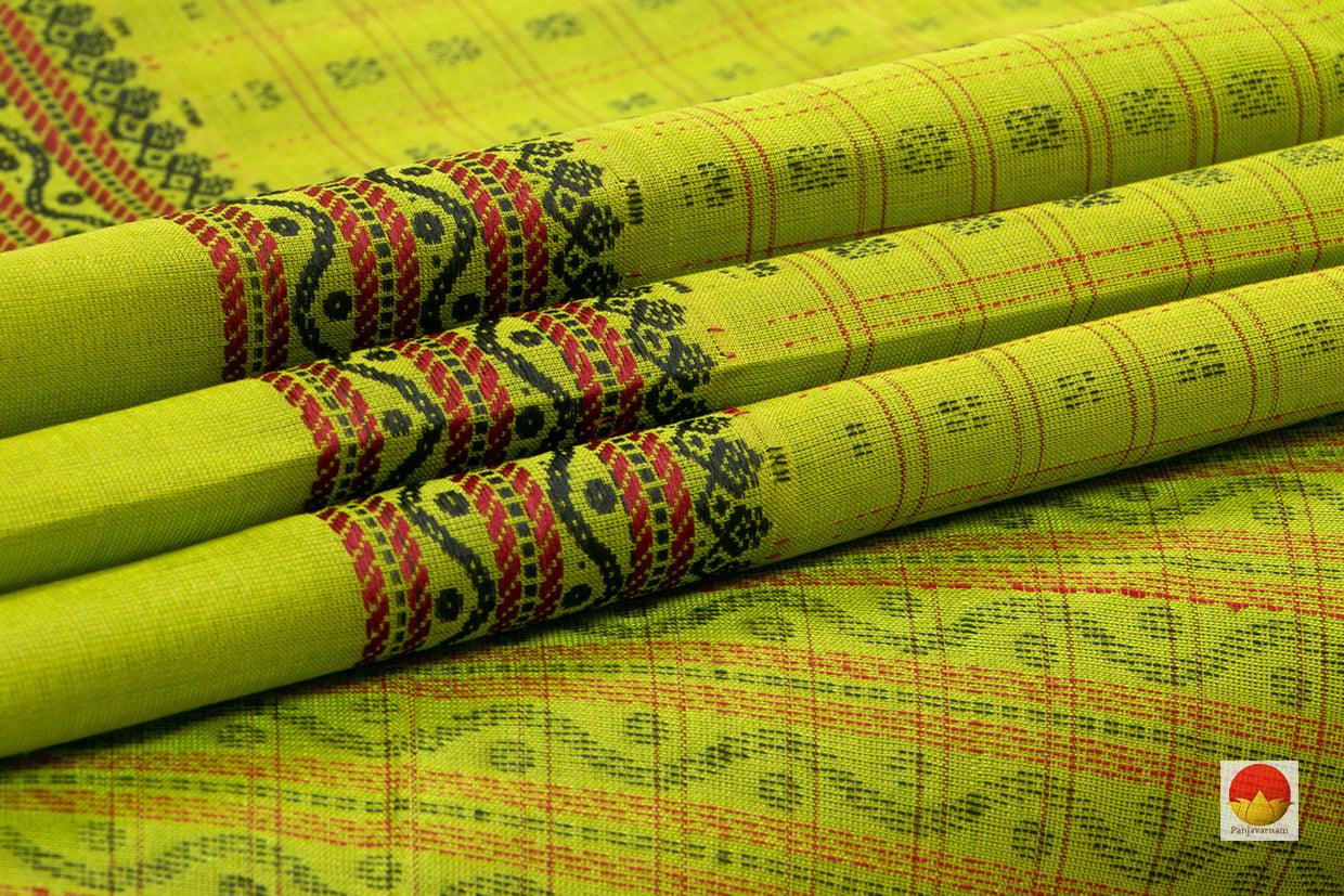 Kanchi Silk Cotton Saree - Handwoven - Lakshadeepam - KSC 1028 - Silk Cotton - Panjavarnam