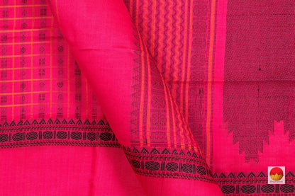 Kanchi Silk Cotton Saree - Handwoven - Lakshadeepam - KSC 1030 - Saris & Lehengas - Panjavarnam