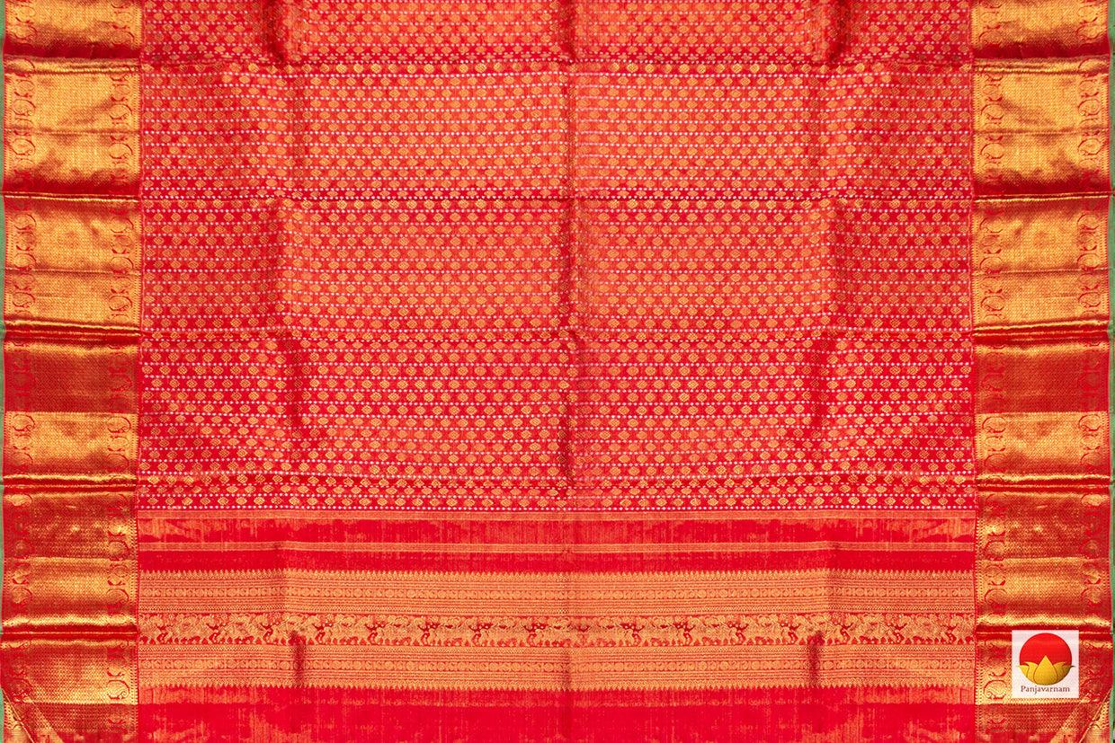 Kanchipuram Silk Dupatta - Handwoven Pure Silk - Pure Zari - PV NYC 279 - Dupattas - Panjavarnam