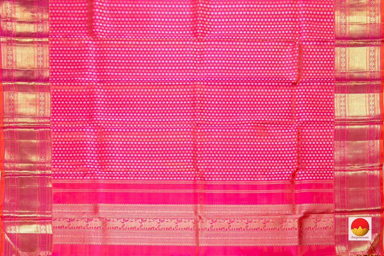 Kanchipuram Silk Dupatta - Handwoven Pure Silk - Pure Zari - PV NYC 281 - Dupattas - Panjavarnam