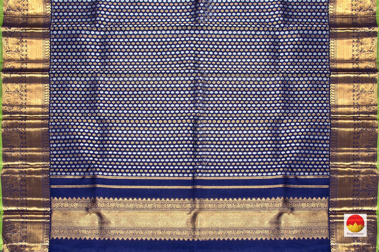 Kanchipuram Silk Dupatta - Handwoven Pure Silk - Pure Zari - PV NYC 283 - Dupattas - Panjavarnam