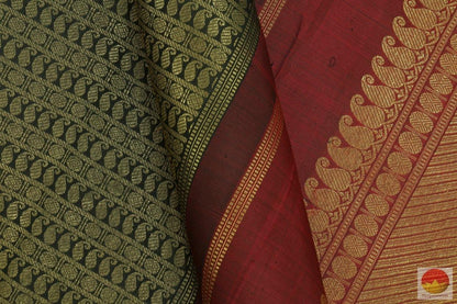 Kanchipuram Silk Saree - Ganga Jamuna Border - Handwoven Pure Silk - Pure Zari - PV SS 202 Archives - Silk Sari - Panjavarnam
