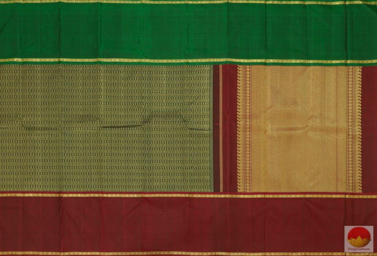 Kanchipuram Silk Saree - Ganga Jamuna Border - Handwoven Pure Silk - Pure Zari - PV SS 202 Archives - Silk Sari - Panjavarnam