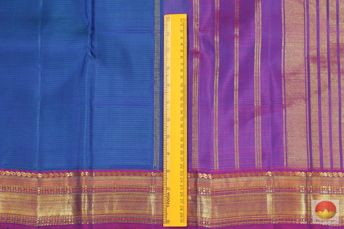 Kanchipuram Silk Saree - Grey & Magenta - Pure Zari - PV SVS 12980 Archives - Silk Sari - Panjavarnam