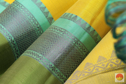 Kanchipuram Silk Saree - Handwoven - No Zari - PV NZ 4686 Archives - Silk Sari - Panjavarnam